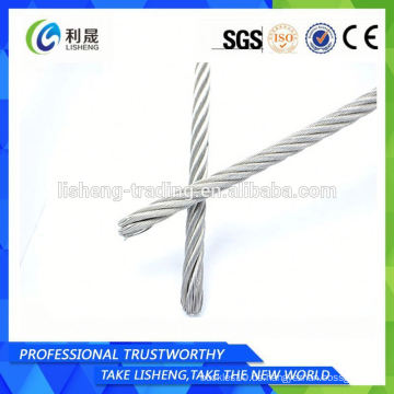Stahl Draht Seil verzinkt 6 * 7 Stahl Kabel Gal